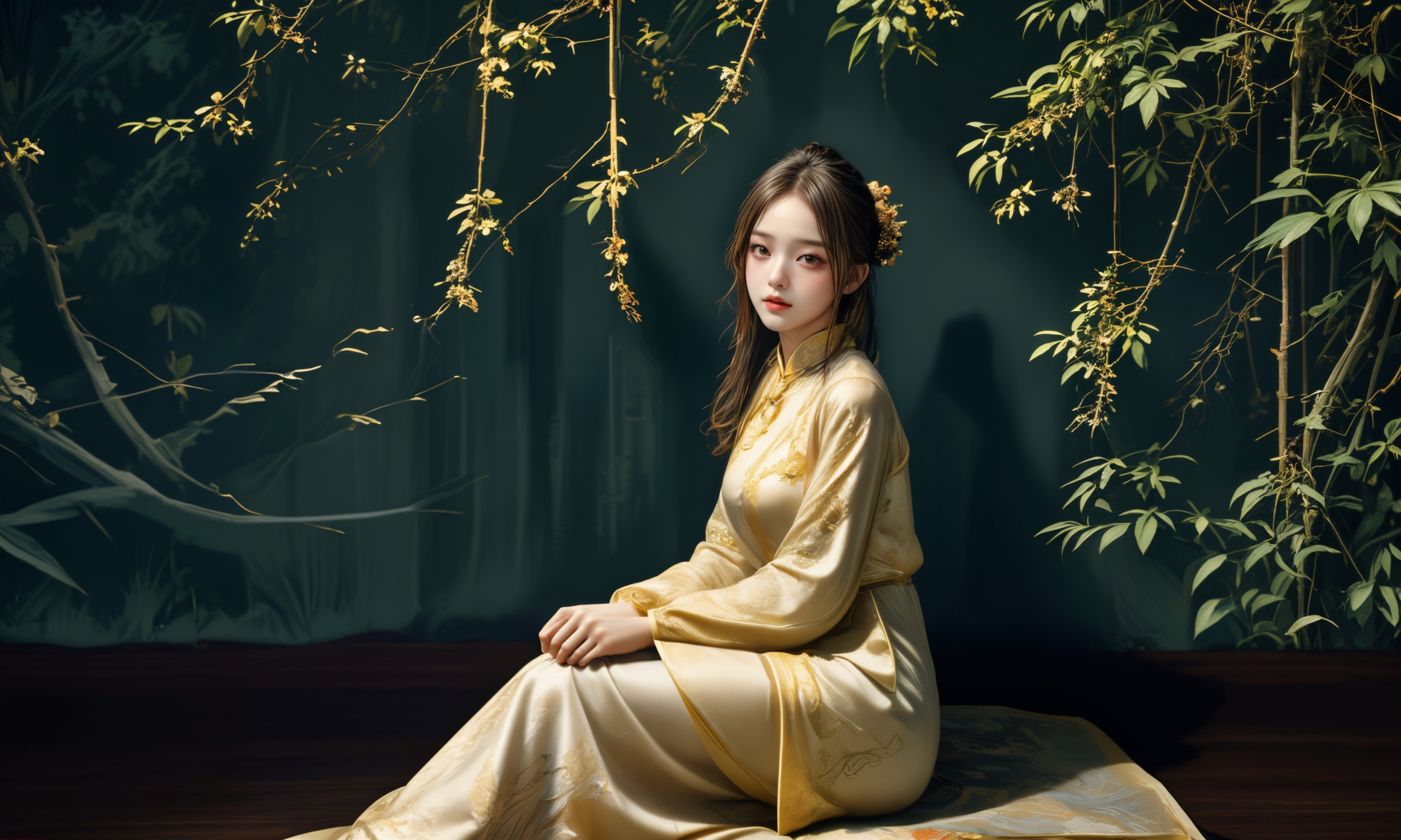 航拍祁连山南麓“高原桃花源”